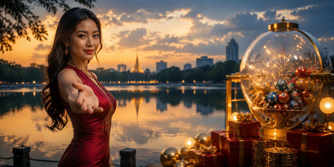 ရန်ကုန် အင်းကြီးလေးအနီးအရပ်ကျပ်လောင်းကစားနေသည့် ရှုမြင့်ပုံ